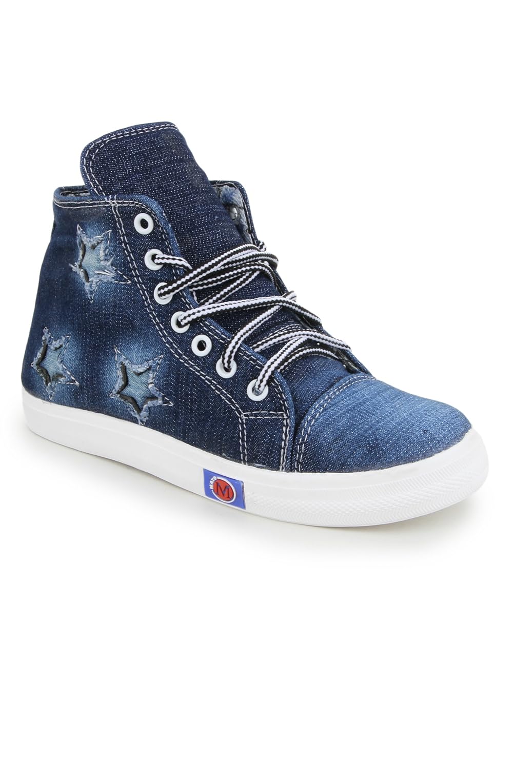 trendy fashion denim ankle boots