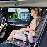 Kinderkraft I-BOOST 2 PRO i-Size Car Seat 125–150 cm ISOFIX AIR Flow Black Pink view 4