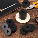 PEUTIER 16pcs Rubber Isolation Pads 1.5" OD 0.5" ID 0.4" Thick Vibration Damping view 5
