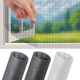 Flintronic Fly Screens for Windows 120x250cm Fiberglass Insect Mesh Black view 8