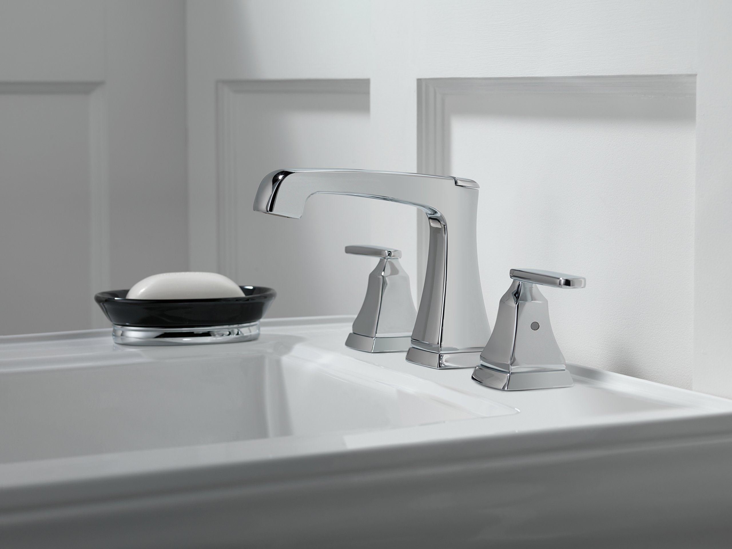 Delta 3564MPUDST Ashlyn 2Handle Widespread Bathroom Faucet with