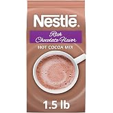 Nestle Hot Chocolate Mix, Rich Chocolate Flavor, Bulk Whipped Hot Cocoa Mix, 1.5 lb Bag