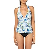 Tommy Hilfiger Womens Halter Tankini Top
