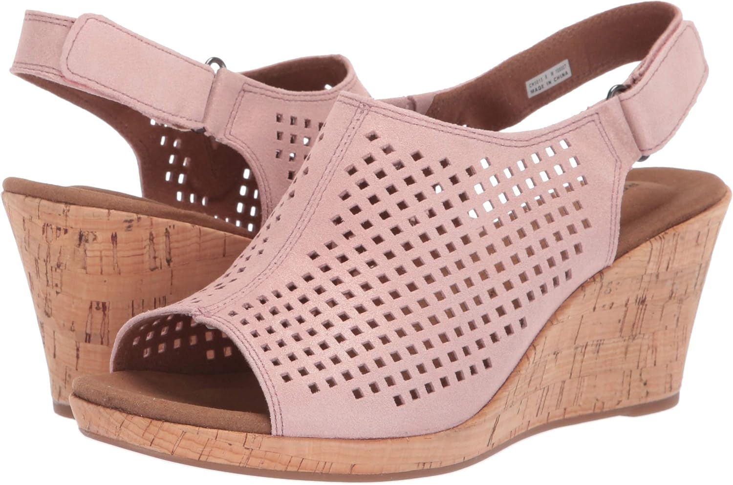 rockport women's briah perf sling wedge sandal