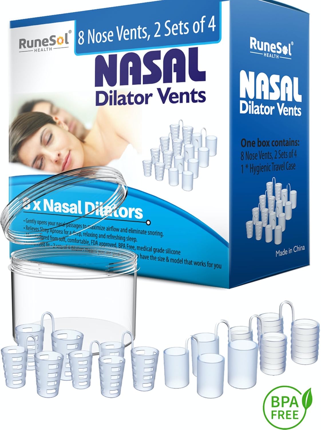 Runesol Dilatador Nasal - Antironquidos Nasal Dejar De Roncar ...
