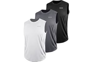 NELEUS Men's Dry Fit Workout Running Muscle Tank Top