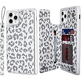 Cavor for iPhone 13 Pro Max Case Wallet with Card Holder,for iPhone 13 Pro Max Case for Women Men,Stand and Strap,Protective Phone Case Cover-White