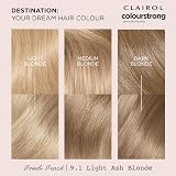 Clairol ColourStrong Permanent Hair Dye 9.1 Light Ash Blonde view 2