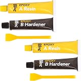 Bloc White Hinge 2Pc Epoxy Resin Quick Dry Glue & Hardener 5 Minute view 2