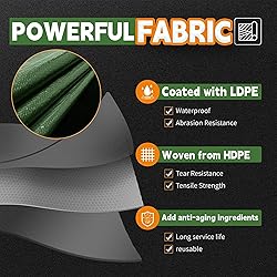 RAINDEWAY Tarps 8x10 Feet,Tarp Waterproof,9Mil