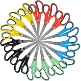 Westcott 8 Inch All Purpose Scissors, Pack of 15 | 8 Inch Durable Stainless Steel Blades, Soft Handles, Assorted Colors, for Home, Office, Classroom, Arts &amp; Crafts