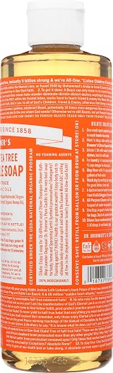 Dr. Bronner's 18-in-1 Pure Castile Soap Organic Oils 473ml Recycled Bottle view 5