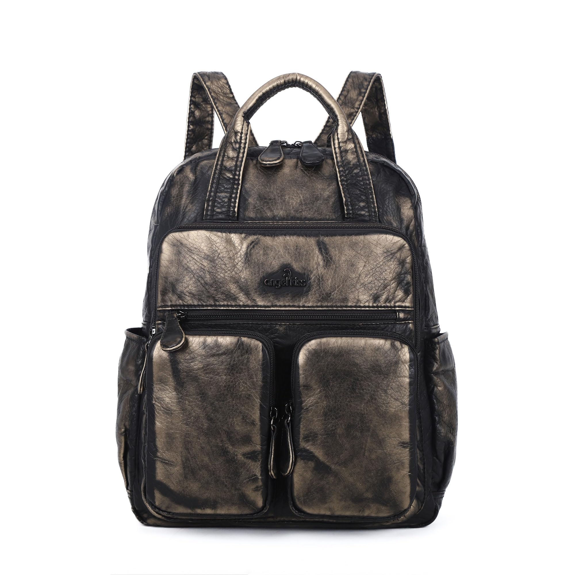 Angel Kiss Backpack Purse for Women Soft Washed