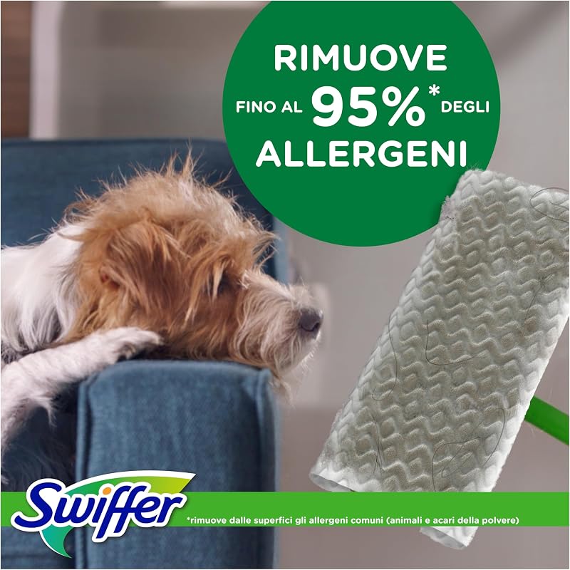 Dry, Ricarica Microfibra Catturapolvere, 90 Panni + 3 Lavapavimenti — foto 6 di 6