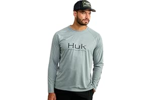 HUK Men's Pursuit Vented Long Sleeve Fishing Shirt (+30 UPF)