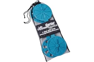 Sprint Aquatics Water Gym Adjustable Fitness Paddles | Durable Resistant Fitness Equipment for Water Sport and Rehabilitation | One-Size-Fit-All Training Aid for Swimming Pools