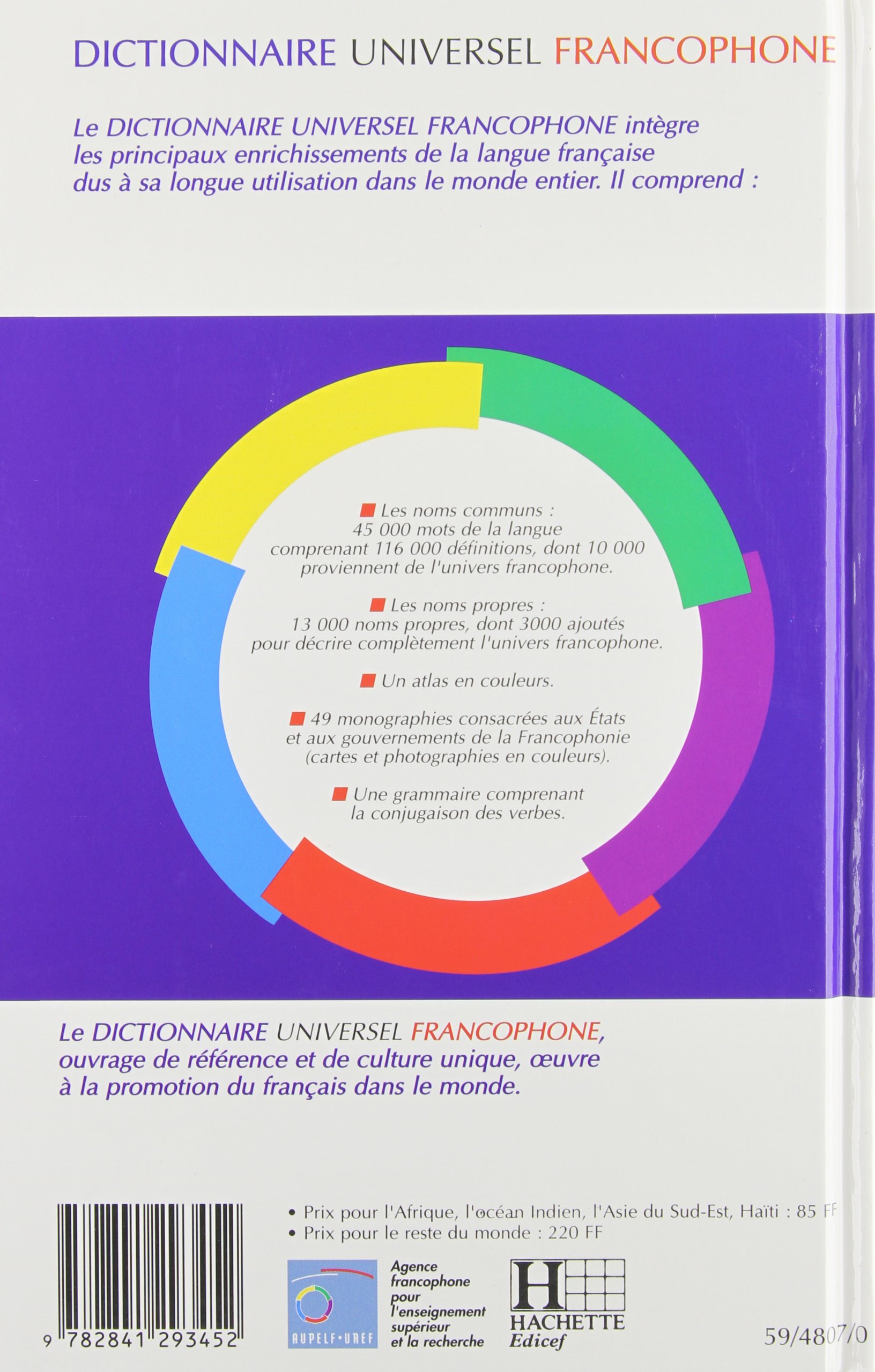 Amazon Fr Dictionnaire Universel Francophone Collectif Livres