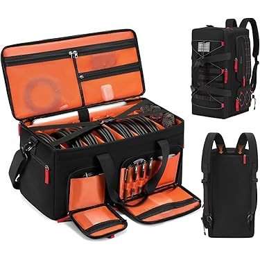 Amazon.com: DJ Cable Gig Bag for Equipment, DJ Cable Organizer