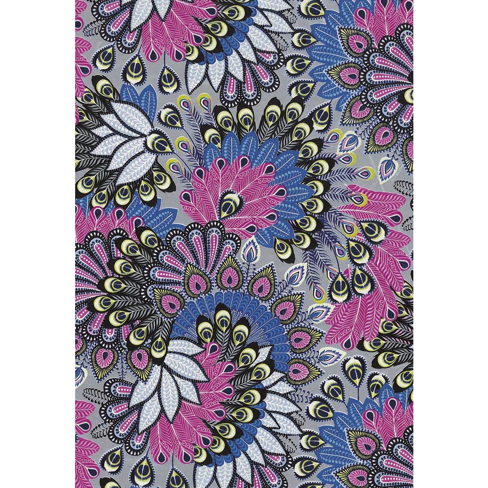 Décopatch FDA538O - A pocket of 20 sheets 30x40 cm - Peacock feathers - DIY - Customisable Décor - Completely Personalise - Creative + Leisure Activity