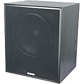 Rockville Rock Shaker 15" Powered Subwoofer, 1000W Peak / 500W RMS, Class-D, MDF Enclosure, RCA, Speaker Inputs, Phase & Crossover Control, Black, for Home Theater & Studio
