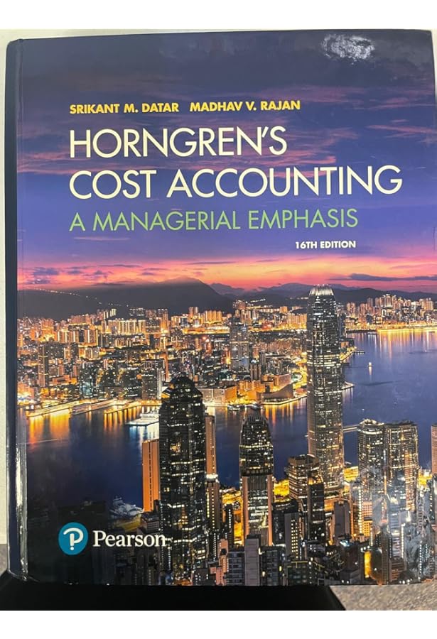 Amazon.com: Horngren's Cost Accounting [RENTAL EDITION