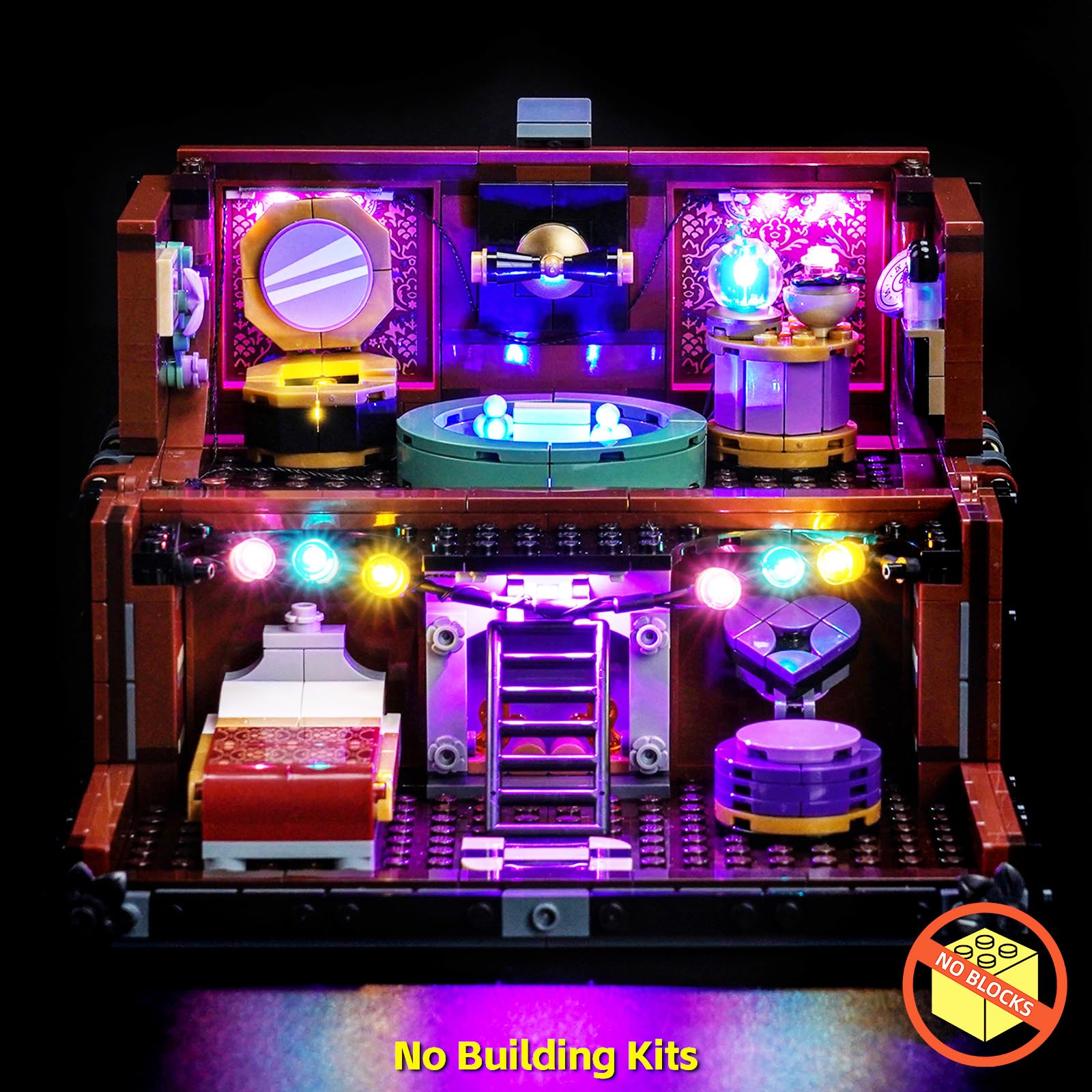 Led Licht Set Kompatibel mit Lego Thing's Apartment 76785 (Kein Modell), Dekorationsbeleuchtungsset Compatible with Lego 76785 Thing's Apartment Bausteinen Modell 2