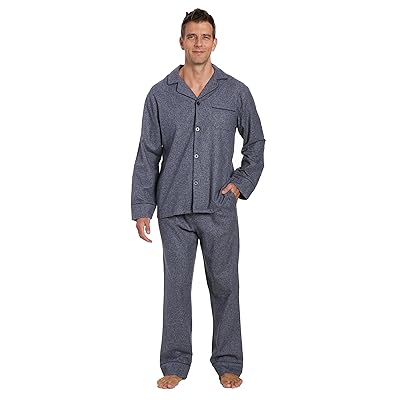 Noble Mount Mens -pyjamasarja - 100% puuvillaflanelli pyjamasarja