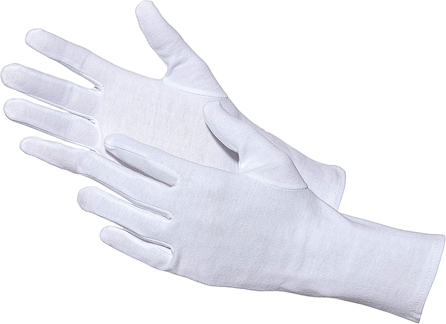 JAH Knitted Cotton/Polyamide Gloves with PVC Grip Dots - secure grip & durable for warehouse assembly & shipping