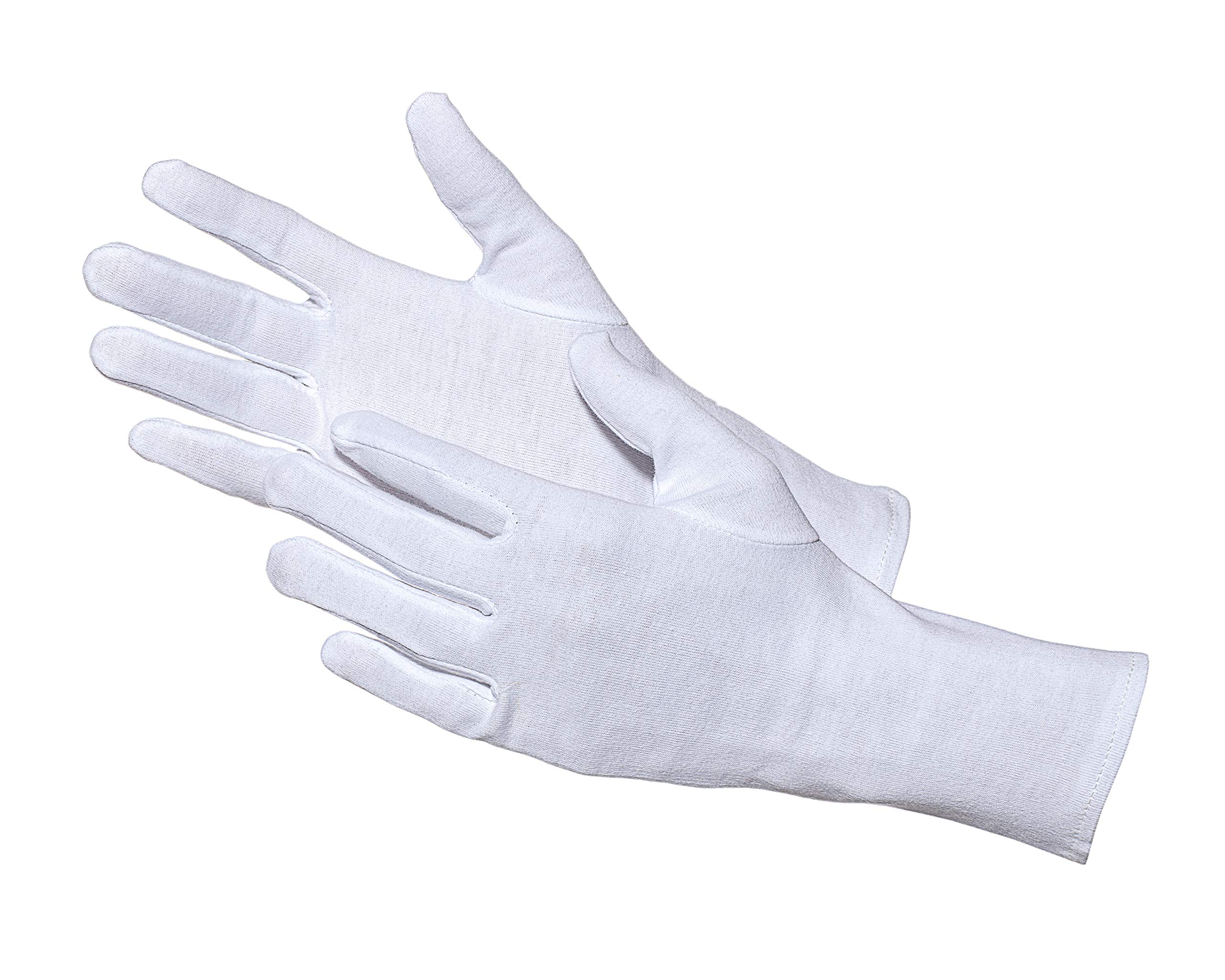 JAH Lightweight Cotton Gloves – fine Tactile Feel for Quality Control, Assembly & Packaging