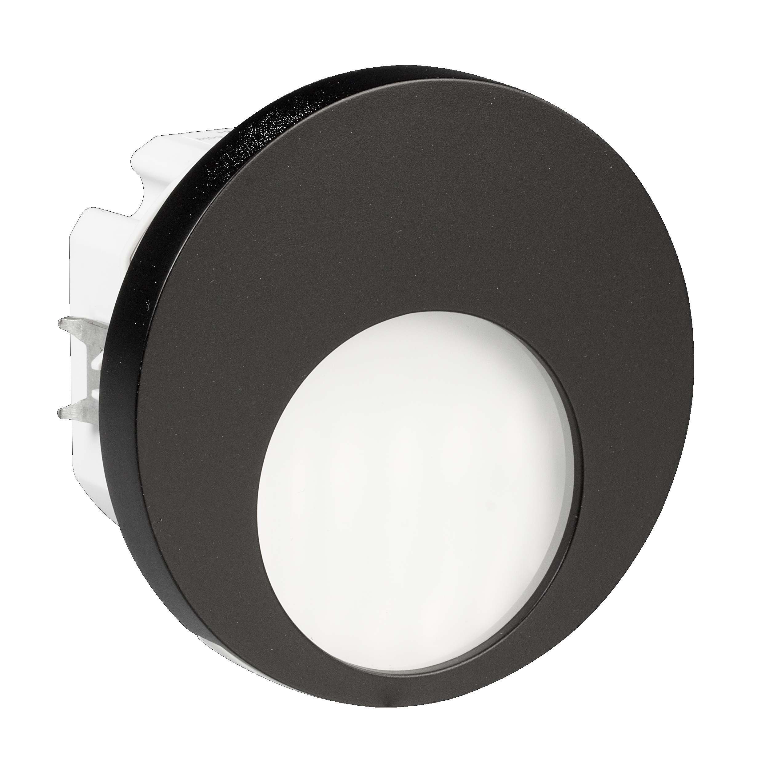 LEDIX 02-221-61 LED Wall Light, Aluminium, Black, 7.3 x 7.3 x 4.2 cm