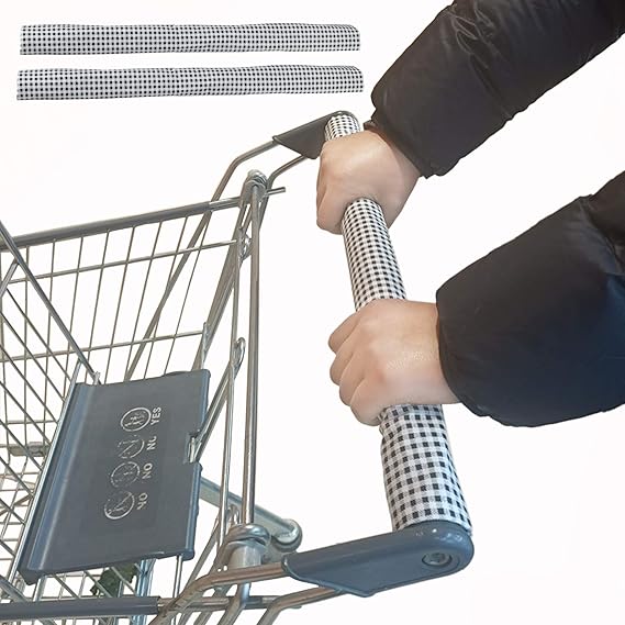 2 Pack Shopping Cart Handle Cover with Machine Washable