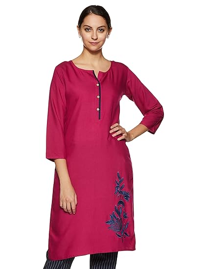 Women's Rayon Straight Kurta