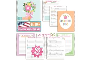 My Final Wishes End Of Life Planner - Estate Planning Organizer, Death Book Planner, Emergency File Notebook For Death, End O