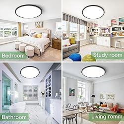 hepside 15.8INCH 2Pack Big Dimmable Flush Mount