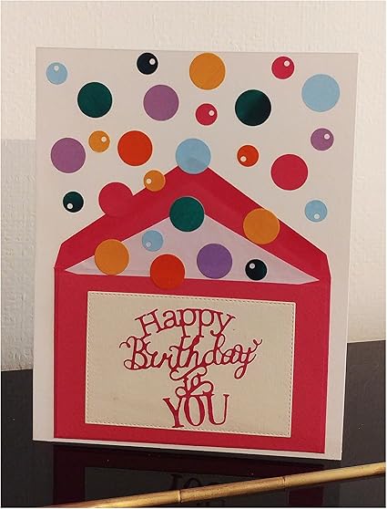 Carte D Anniversaire Confettis Carte Jet De Confettis Carte Anniversaire Enfant Garcon Fille Homme Femme Copain Copine Amazon Fr Fournitures De Bureau