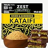 Dried Kataifi Shredded by Zest Delites for Dubai Chocolate Bar (Chocolat Dubai), Knafeh & Kunafa, Kadayif Shredded Phyllo Dou