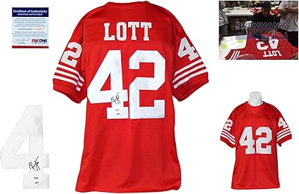 ronnie lott autographed jersey