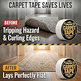 Kraftex Original Carpet Tape 30ft Roll Anti Slip Double Sided Rug Gripper view 3