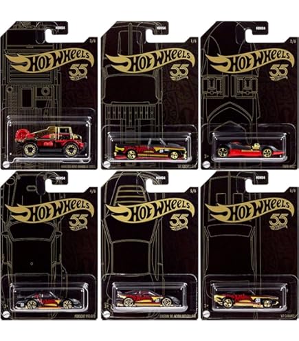 Amazon.com: Hot Wheels 1:64 Scale FAO Schwarz Gold Vehicles 160th