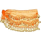 PATIKIL Belly Dance Hip Scarf Women's Belly Dance Costume Skirt Wrap for Dance or Yoga Class