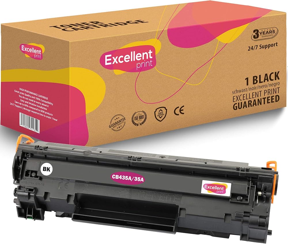 Excellent Print CB435A 35A Black Toner Cartridge for HP LaserJet P1005 P1006