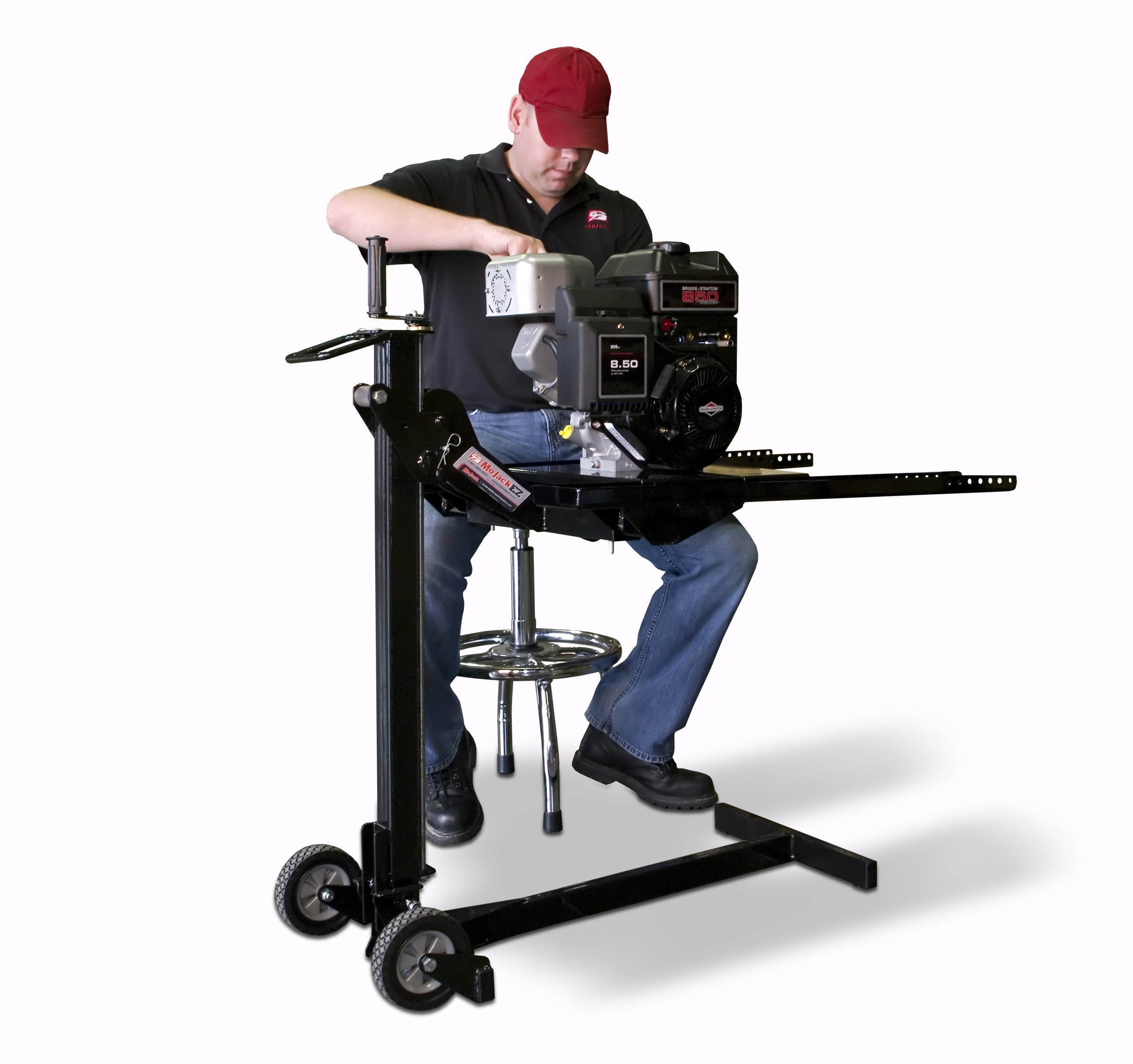 MoJack MJWB 200Pound Walk Behind Lawn Mower Lift Attachment For EZ, XT