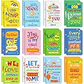 Gueevin 24 Pack Inspirational Notepads Mini Christian Motivational Notebooks Operation Christmas Bible Verse Religious Small Pocket Notepads Journals Bulk for Students School Office Home Travel