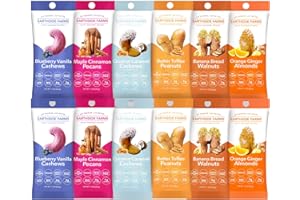 Earthside Farms Mixed Nuts, A Keto Friendly, Low Carb, Low Sugar Snack (1 Ounce (Pack of 12), Variety)