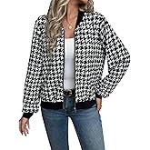 MINTLIMIT Womens Zip Up Sweatshirts Jackets Long Sleeve Lightweight Jacket Casual Loose Outwear Coat