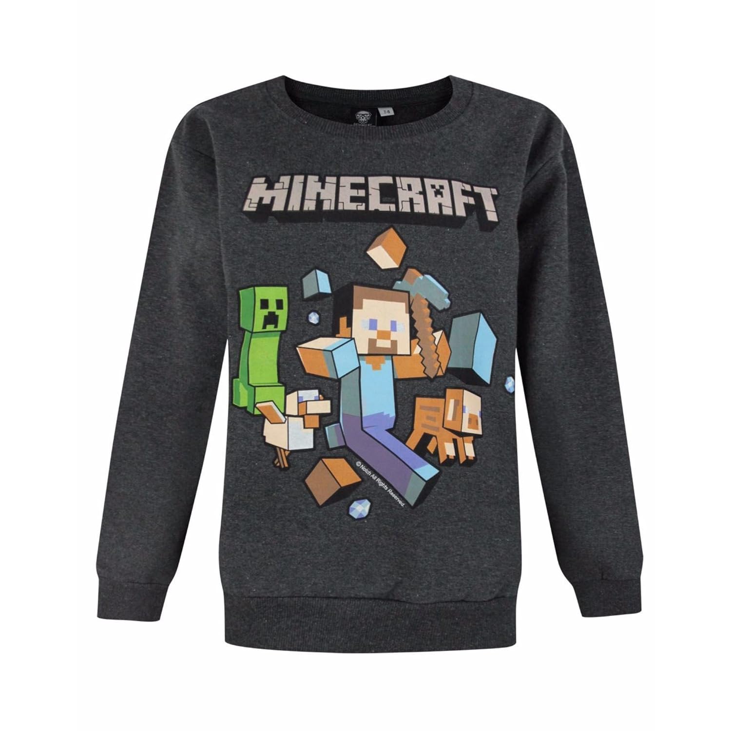 Tuta Minecraft Bambino - Felpa Con Cappuccio E Pantaloni | Cotone Morbido | Taglie 5-14 Anni - Foto 13