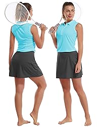 BUBBLELIME Women's UPF 50+ Golf Tennis Sleeveless