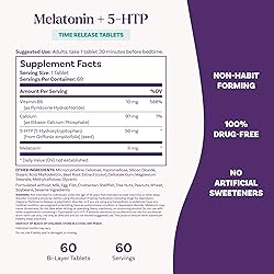Natrol Melatonin + 5-HTP Advanced Time Release