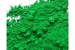 ROCK N SOIL Matte Grass Green Oxide Pigment Powder - 142 g / 5 oz - Concrete Pigment, Cement Color Pigment, Resin Epoxy Dye, Colorant for Gypsum, Plaster, Putty, Grout, Lime, Paints