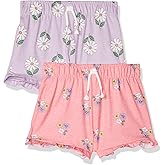 Gerber baby-girls unisex-baby 2-pack Pull-on Shorts